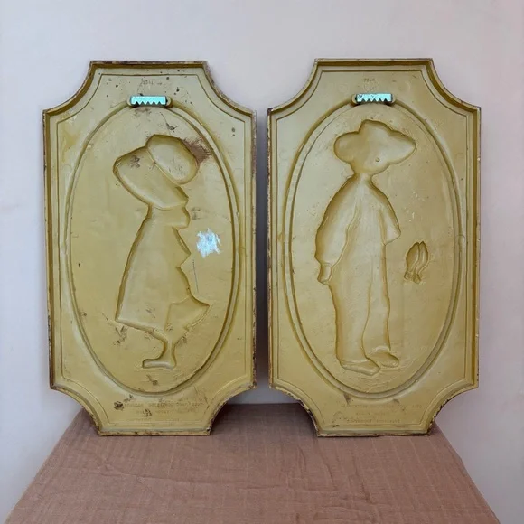 1972-1976 Holly Hobbie & Robby Hobbie Plaques - Picture 7 of 9